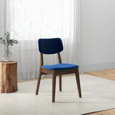 Abbott Blue Velvet Dining Chair Set of 2