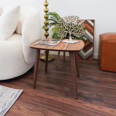 Kare Walnut End Table