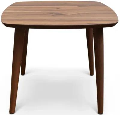 Kare Walnut End Table