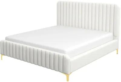 Angela King Size Cream Boucle Platform Bed