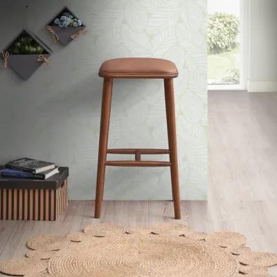 Westbury Tan Leather Bar Stool