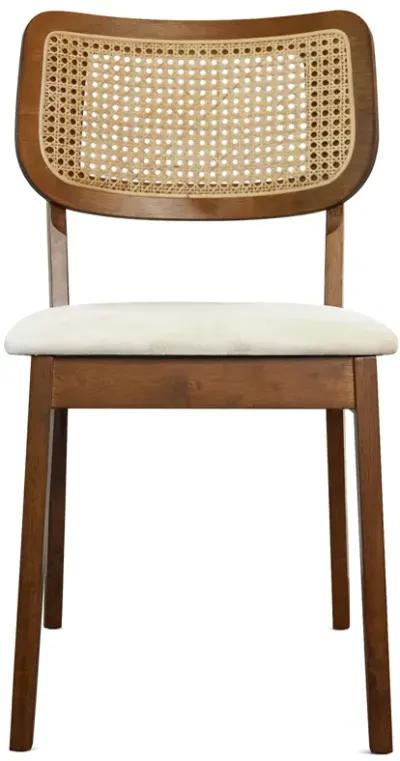 Kane Cream Velvet Dining Chair Set of 2