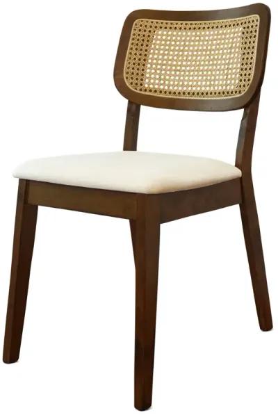 Kane Cream Velvet Dining Chair Set of 2