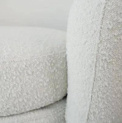 Axis Lounge Chair White Boucle