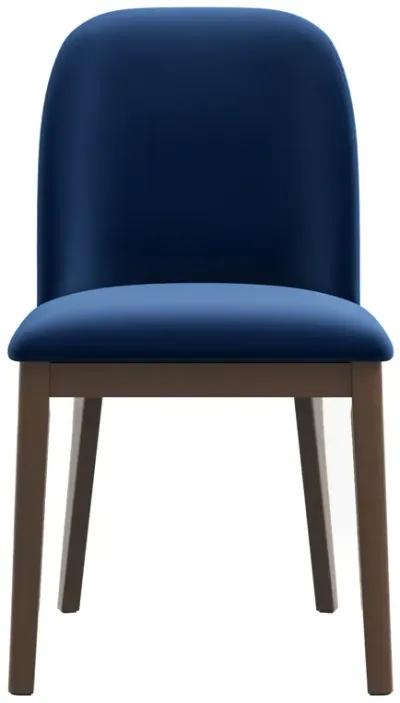 Belfast Navy Blue Velvet Dining Chair Set of 2