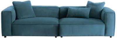 Conrad Blue Corduroy Large Sofa