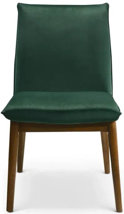 Moss Dark Green Velvet Dining Chair Set of 2