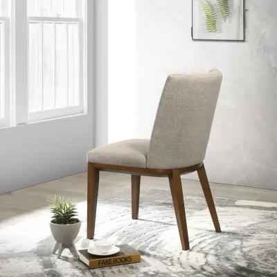 Elm Cream Fabric Dining Chair Set of 2