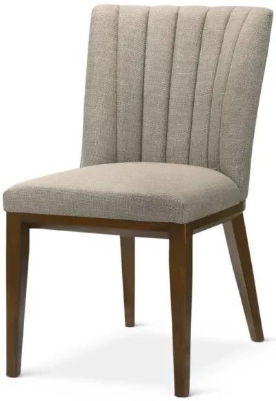 Elm Cream Fabric Dining Chair Set of 2