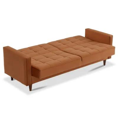 Bennet Burnt Orange Sleeper Sofa