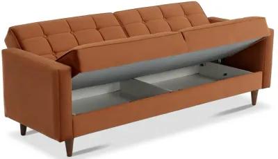 Bennet Burnt Orange Sleeper Sofa