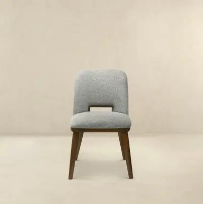 Bonney Light Grey Fabric Dining Chair Set of 2