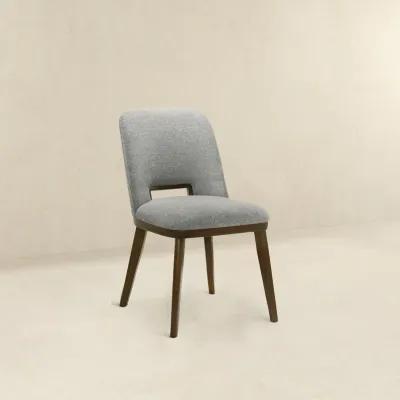 Bonney Light Grey Fabric Dining Chair Set of 2