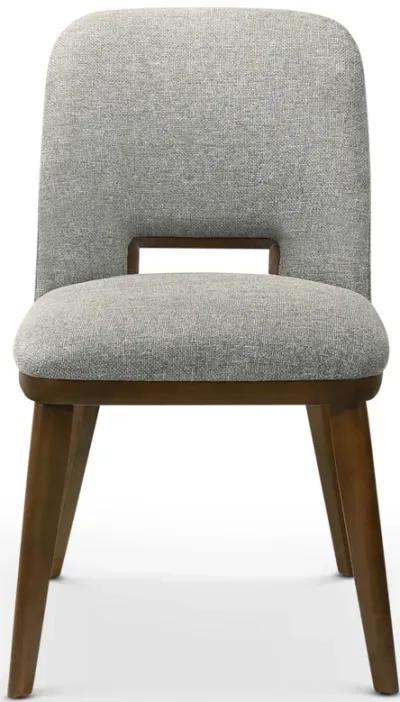 Bonney Light Grey Fabric Dining Chair Set of 2