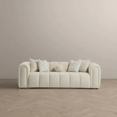 Bella Ivory Boucle Sofa