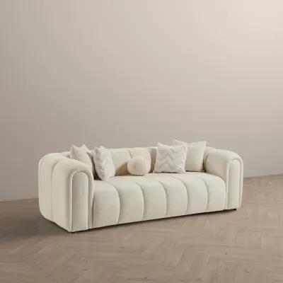 Bella Ivory Boucle Sofa