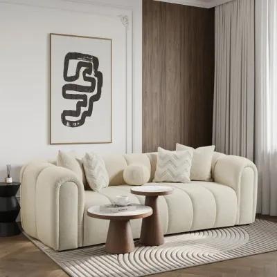 Bella Ivory Boucle Sofa