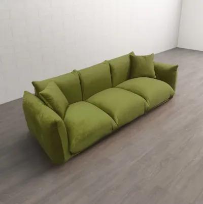 Archer Olive Green Velvet Sofa