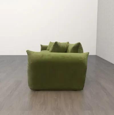 Archer Olive Green Velvet Sofa