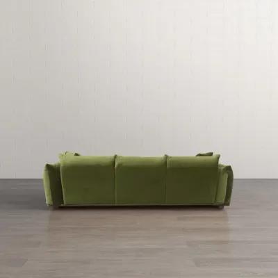 Archer Olive Green Velvet Sofa