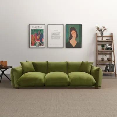 Archer Olive Green Velvet Sofa