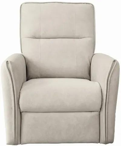 Ashland Cream Suede Recliner Chair