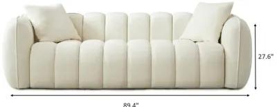 Maxim Cream Boucle Sofa