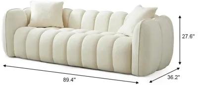 Maxim Cream Boucle Sofa