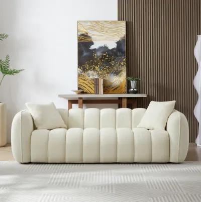 Maxim Cream Boucle Sofa