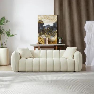 Maxim Cream Boucle Sofa