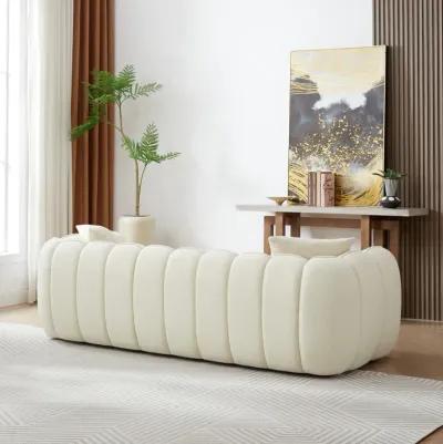 Maxim Cream Boucle Sofa