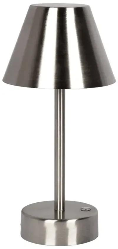 Elegance Rechargeable LED Table Lamp Brushed Nickel LED Touch Switch