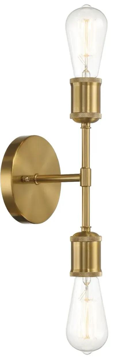 Reverie Double Lights Bathroom Wall Sconce over Mirror Bedroom Hallway Entryway 5"W × 10.75"H × 5"E