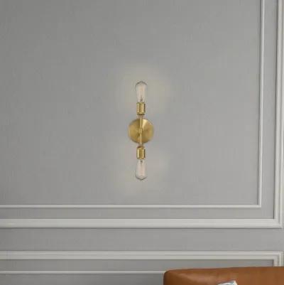 Reverie Double Lights Bathroom Wall Sconce over Mirror Bedroom Hallway Entryway 5"W × 10.75"H × 5"E