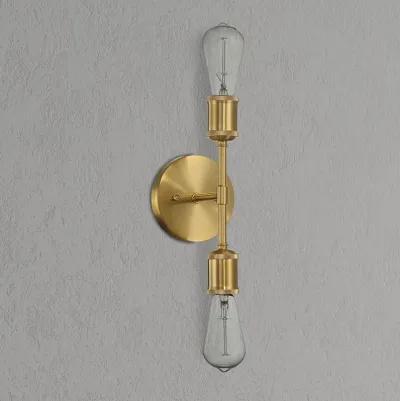 Reverie Double Lights Bathroom Wall Sconce over Mirror Bedroom Hallway Entryway 5"W × 10.75"H × 5"E