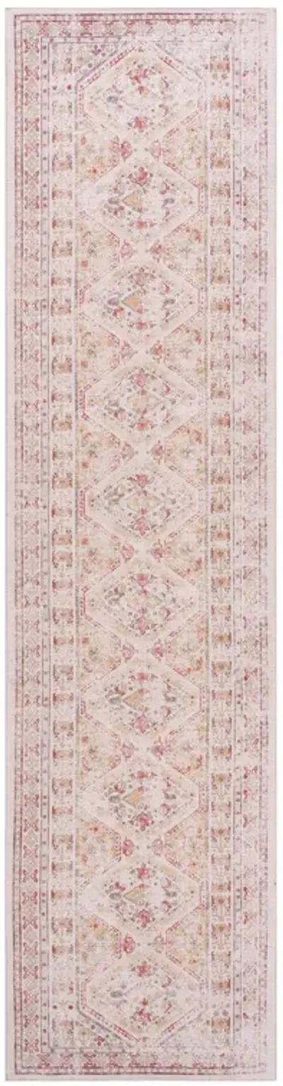 Kaden 2'6'' x 10' Beige/ Machine Washable Low-Pile, Non-Slip, Non-Shedding, Foldable, Kid & Pet Friendly Area Rug