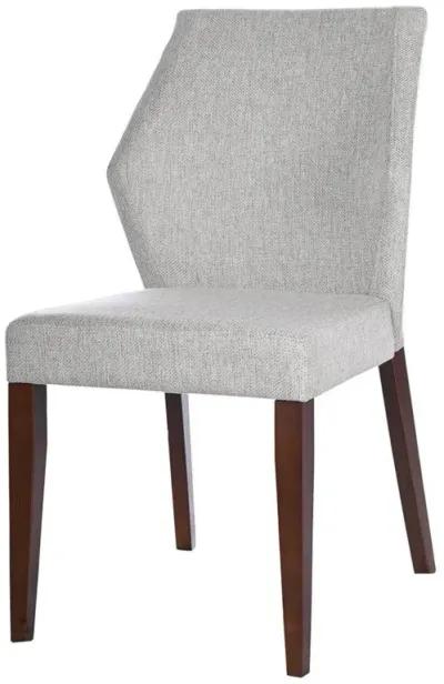 Lowe Light Grey Fabric Dining Chair Set Of 2