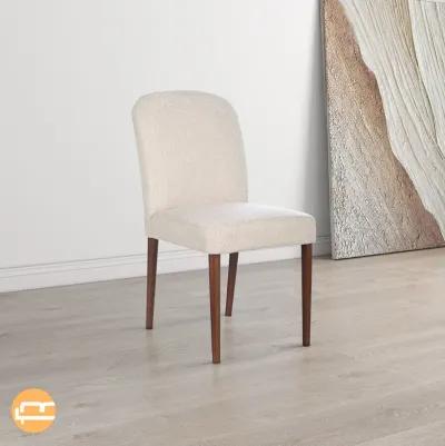 Coup Beige Fabric Dining Chair Set of 2