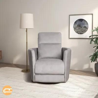 Wimberley Swivel Glider Recliner Chair - Latte Linen