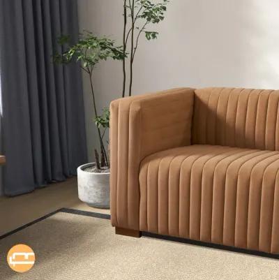 Zaha Mocha Velvet Sofa