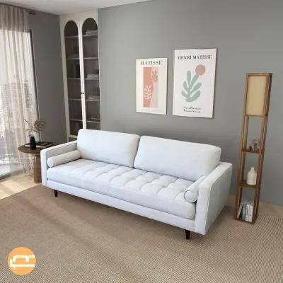 Daphne Light Gray Fabric Sofa