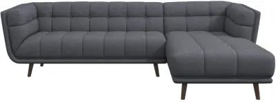 Kano Dark Gray Sectional Sofa Right Facing Chaise