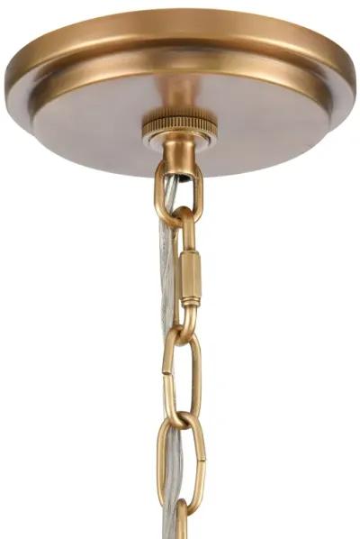 Neville 28'' Wide 8-Light Chandelier - Natural Brass