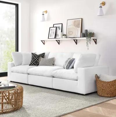 Commix Down Filled Overstuffed 3-Piece Modular Sofa