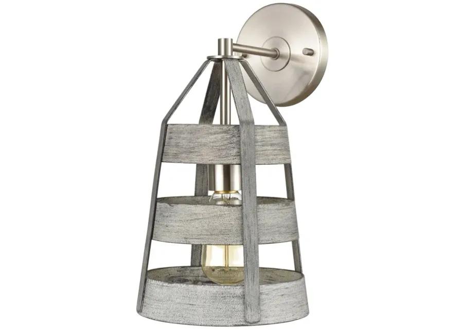 Brigantine 14" High 1-Light Sconce - Weathered Driftwood