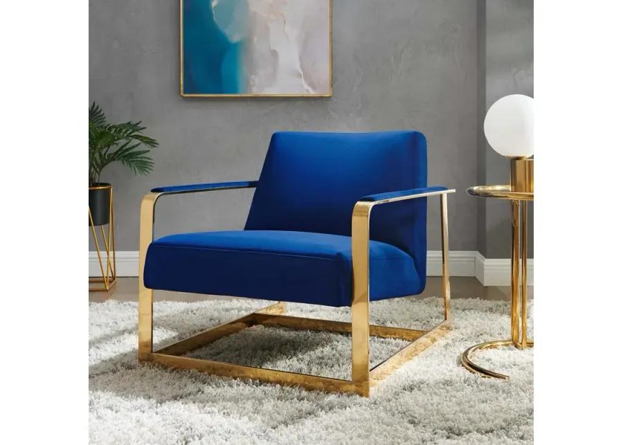 Seg Performance Velvet Accent Chair