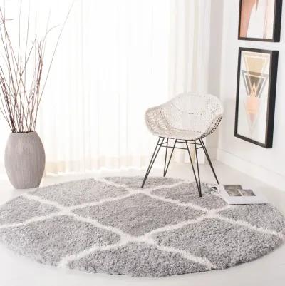 FONTANA SHAG Round Power Loomed 6'-7" X 6'-7" Round Rug