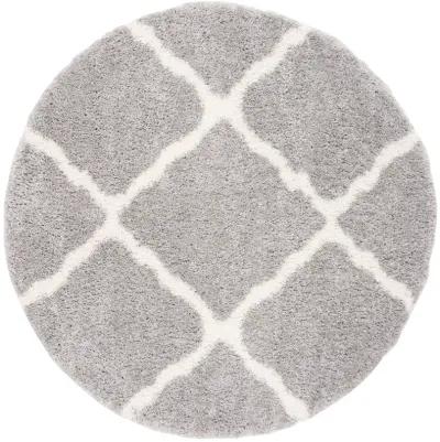 FONTANA SHAG Round Power Loomed 6'-7" X 6'-7" Round Rug