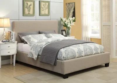 Saint Pierre California King-size Linen Platform Bed