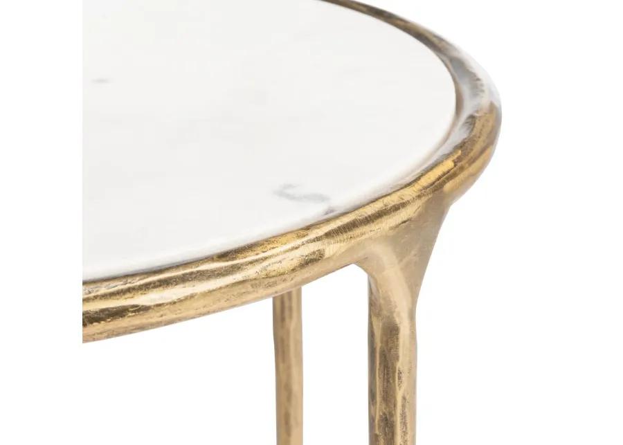 JESSA METAL ROUND END TABLE